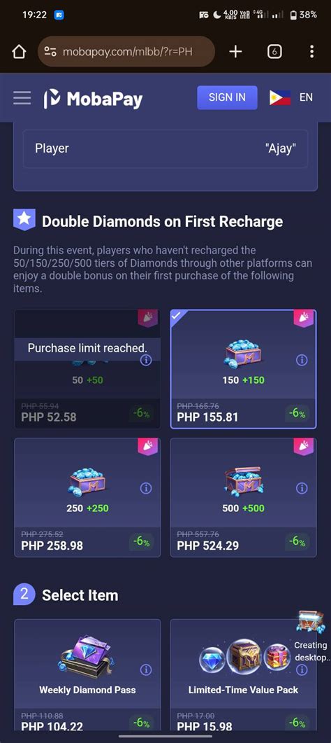 Galeri foto moba pay info top up semangat topup token berhadiah untuk season pass di di halaman promosi