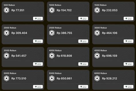 pt belanja pasti indonesia Robux Untuk Semua info top up — santai ambil bundel terbaru image 1