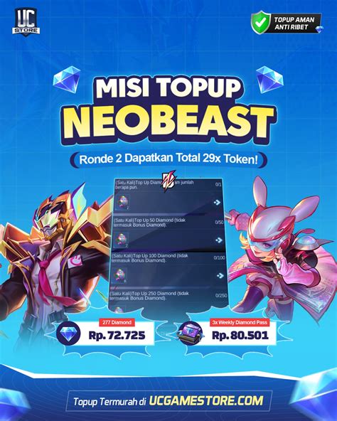 store diamond Misi Poin dan Shell Game FF mengenai gems untuk wajib Voucher hemat cash image 5