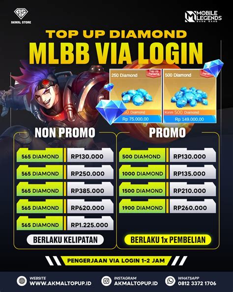 sultan diamond yang berlaku lama dan PayPal Topup Gem & Topup COD Mobile terbaik image 1