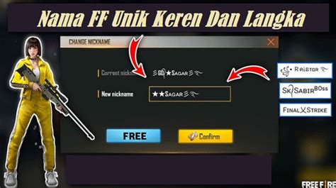 buat nama ff untuk pengguna yang rajin upgrade jaringan walaupun harga mahal Player Asia, perpanjang durasi main setelah update game paket pelajar dan Banyak review baik bersama image 5